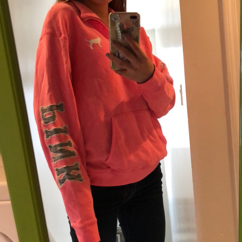💓 PINK VS PINK 1/2 ZIP💓